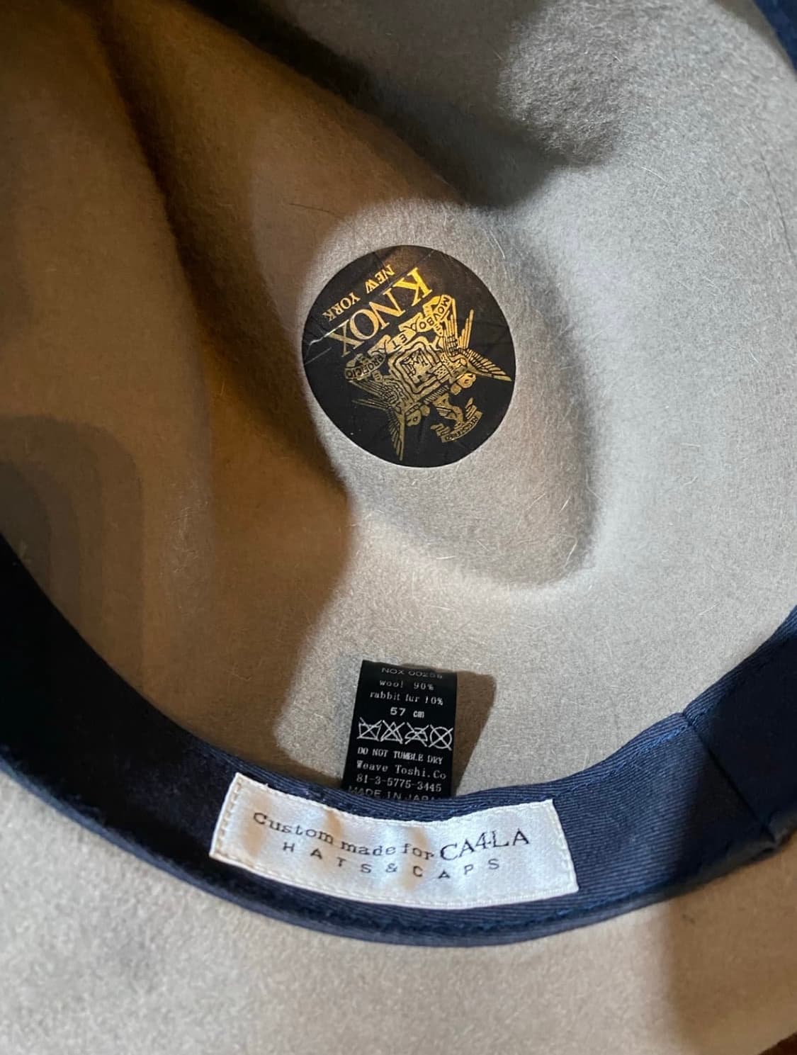 CA4LA rabbit fur fedora 상품이미지5