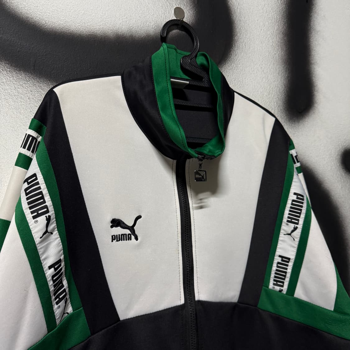 푸마 빅사이즈 올드스쿨 배색 집업 져지 트랙 자켓 상품이미지3