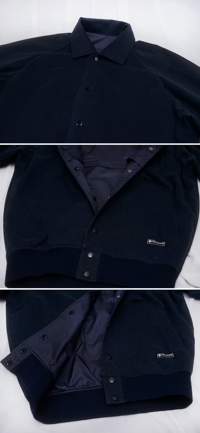 데상트 재팬 오리지널 양면 버튼 울자켓.우븐자켓 (100) 상품이미지4