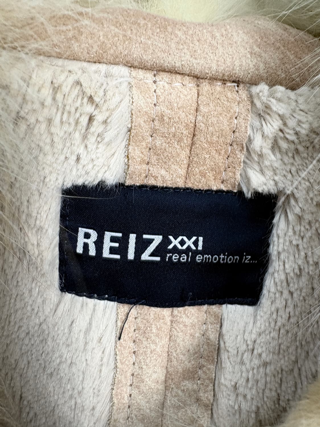 REIZ XXI  퍼 트리밍 스웨이드 무스탕 자켓 A3567 상품이미지8