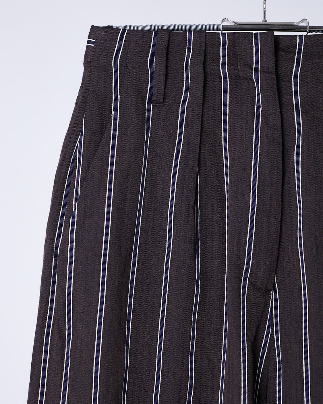 'Blank' Tab High Waist Stripe Trousers 상품이미지4