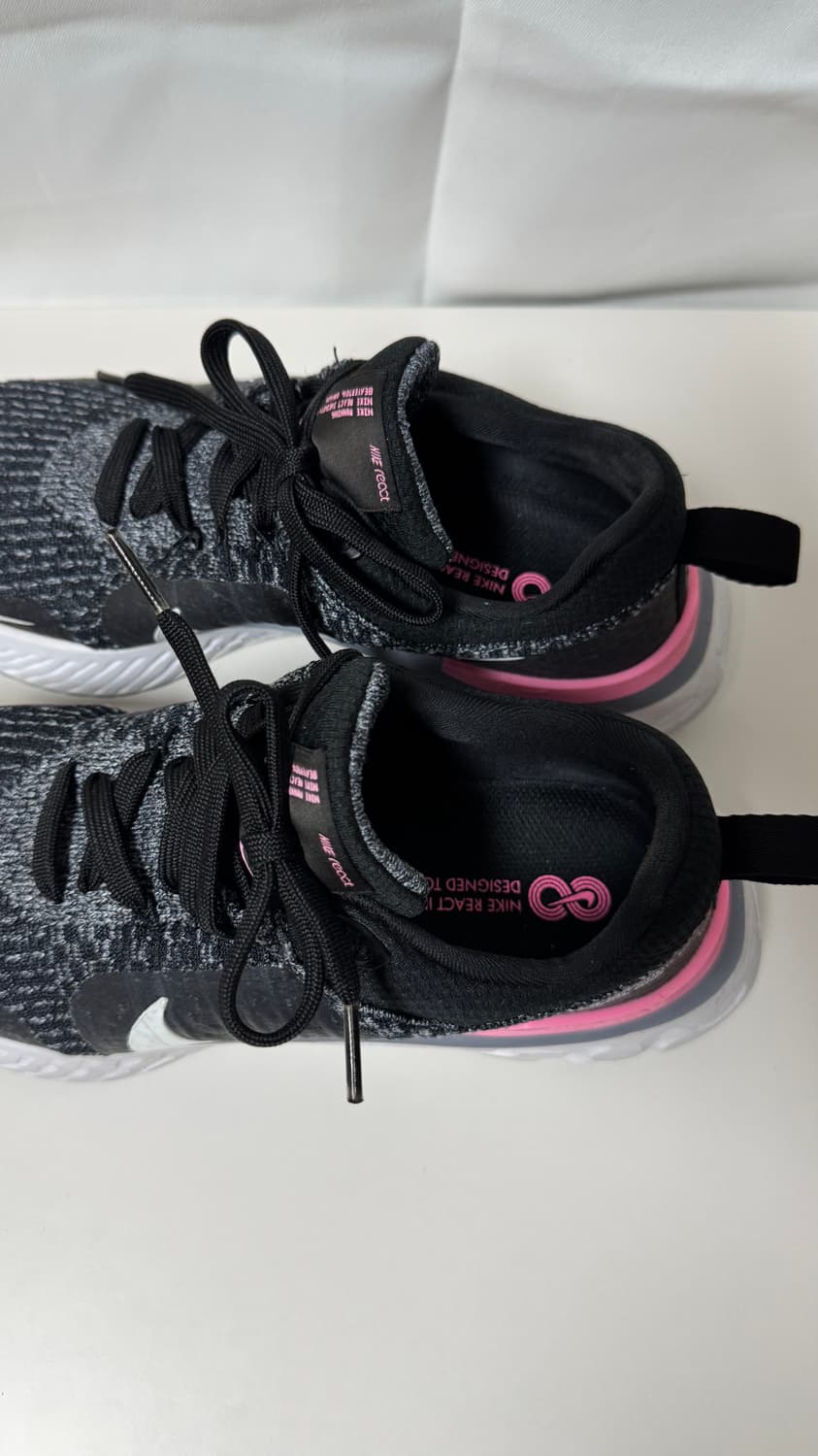 나이키 리액트 인피니티 런 플라이니트 3 블랙 풋볼 그레이 260사이즈 상품이미지5