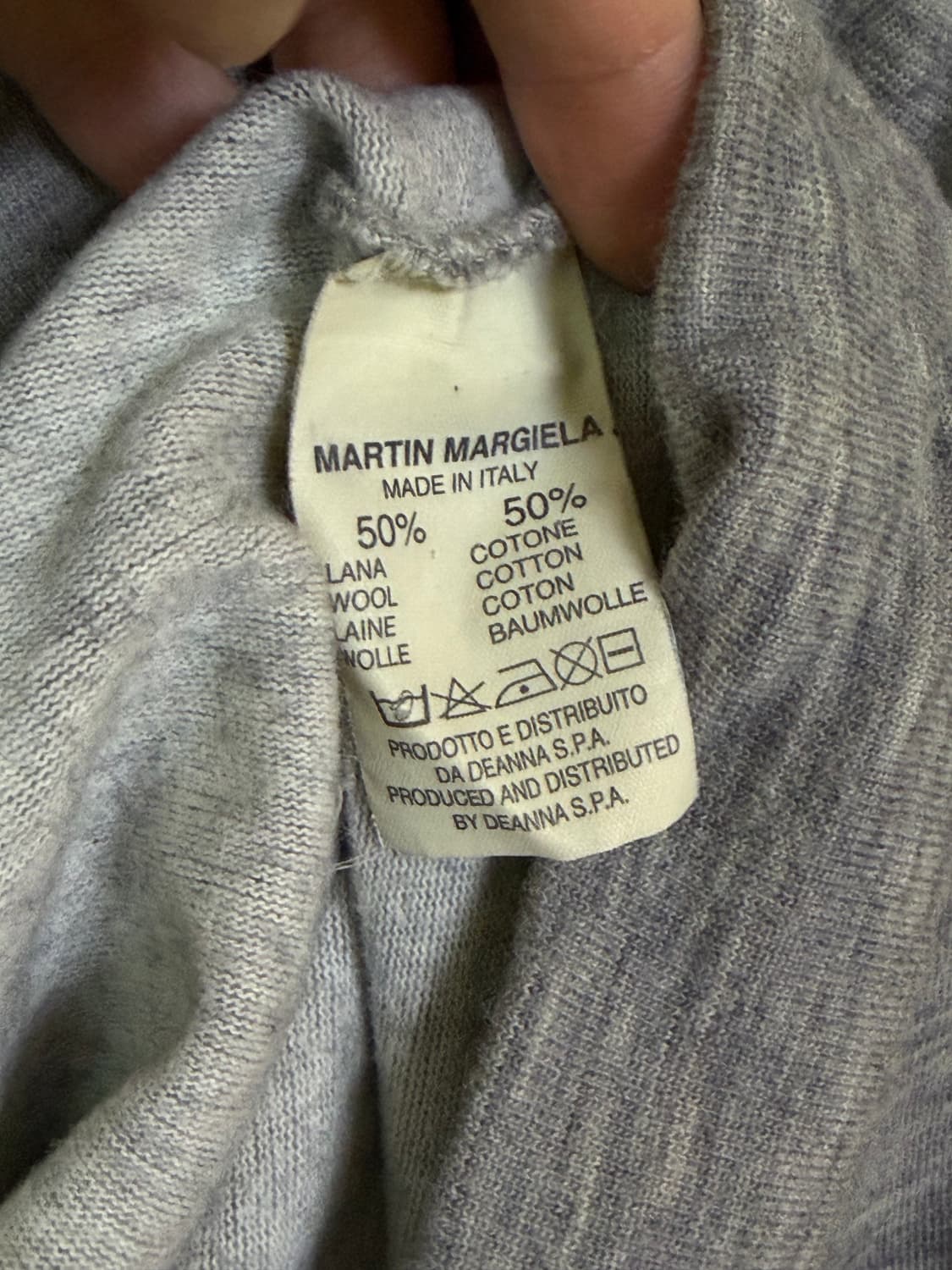 [M] 마르지엘라 00s DEANNA 래글런 스웻셔츠 상품이미지4
