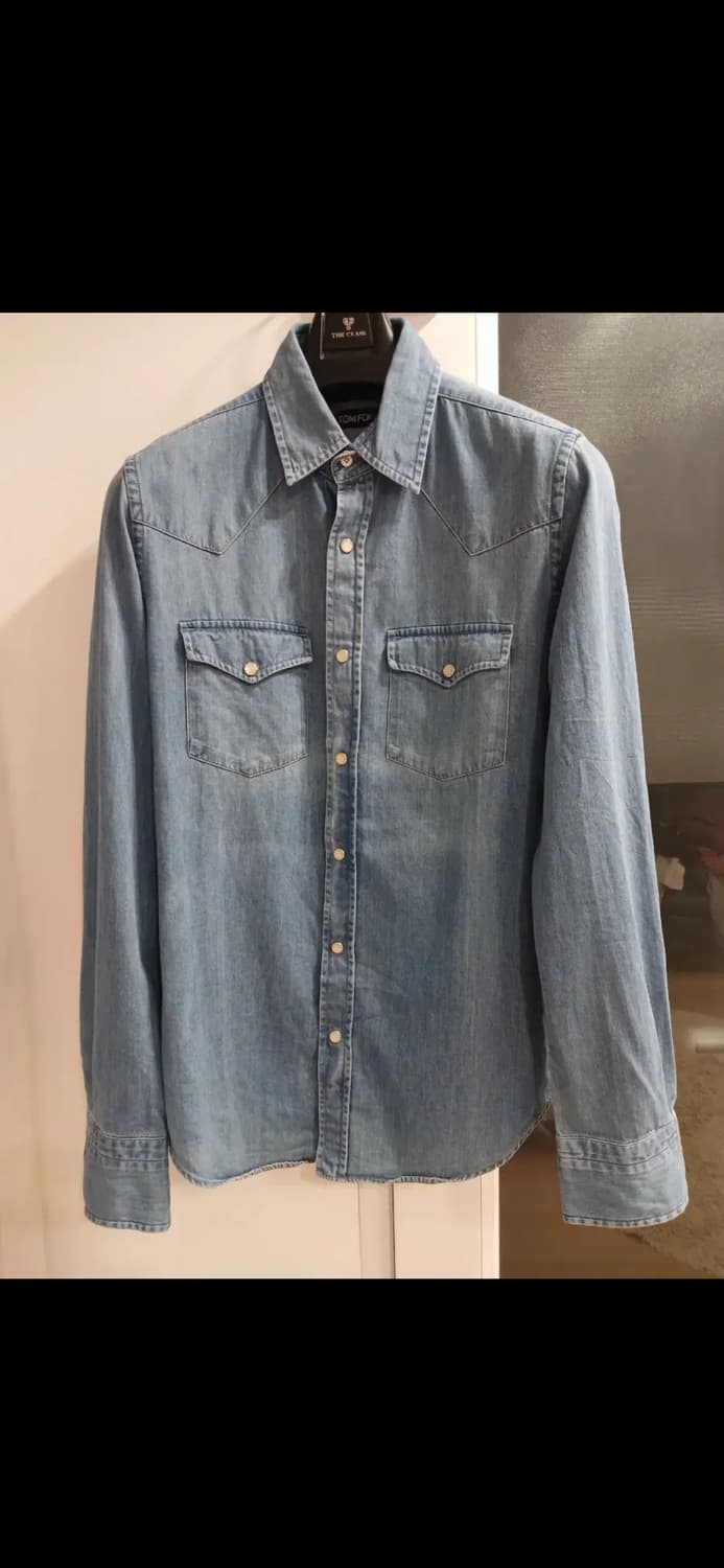 TOM FORD DENIM WESTERN SHIRTS 상품이미지1
