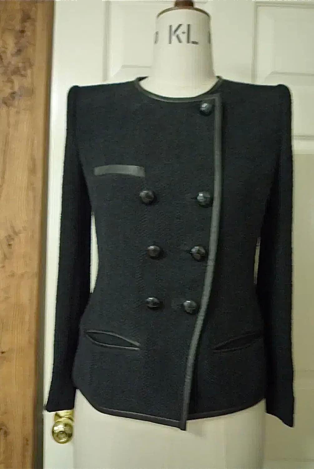 이자벨 마랑 가죽 트리밍 헤링본 자켓 상품이미지2