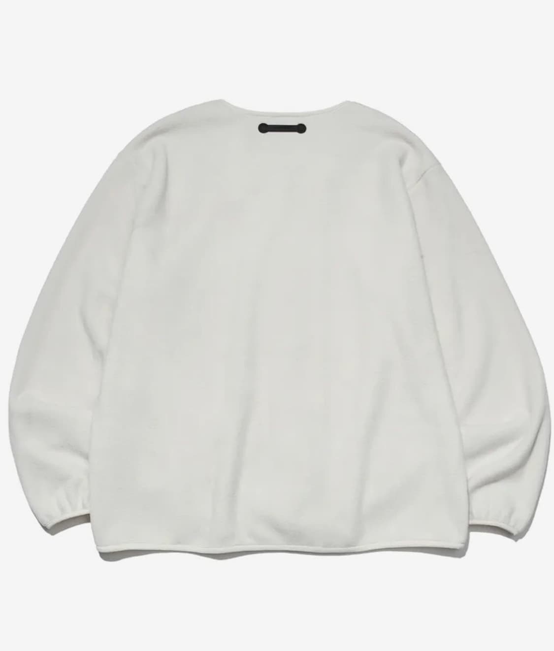 예일 플리스 오버핏 가디건 아이보리 상품이미지2