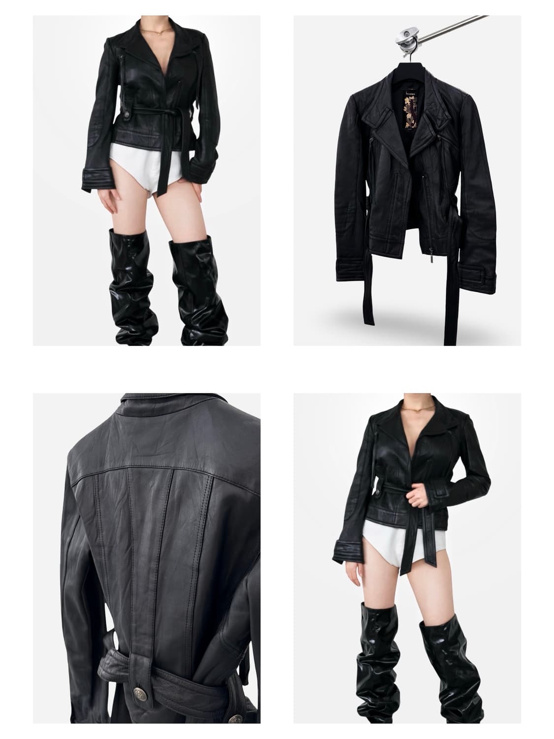 Blu:Pepe Lambskin Leather Rider Jacket 상품이미지1