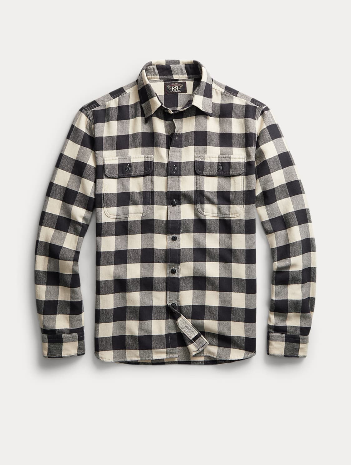 더블알엘 rrl 버팔로 체크 트윌 워크셔츠 L 상품이미지1