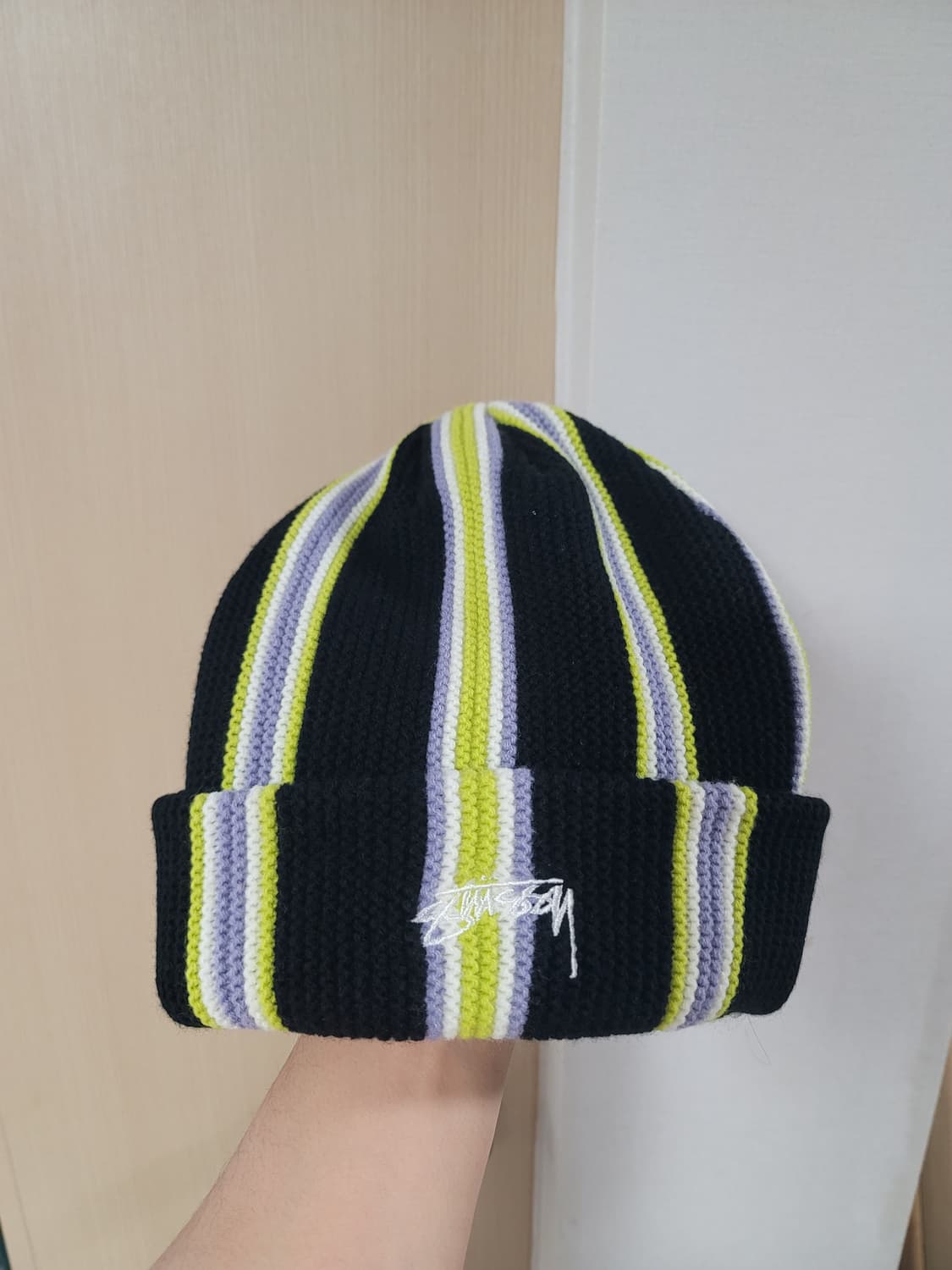 스투시 비니(Stussy Multi Stripe Knit Beanie) 상품이미지1