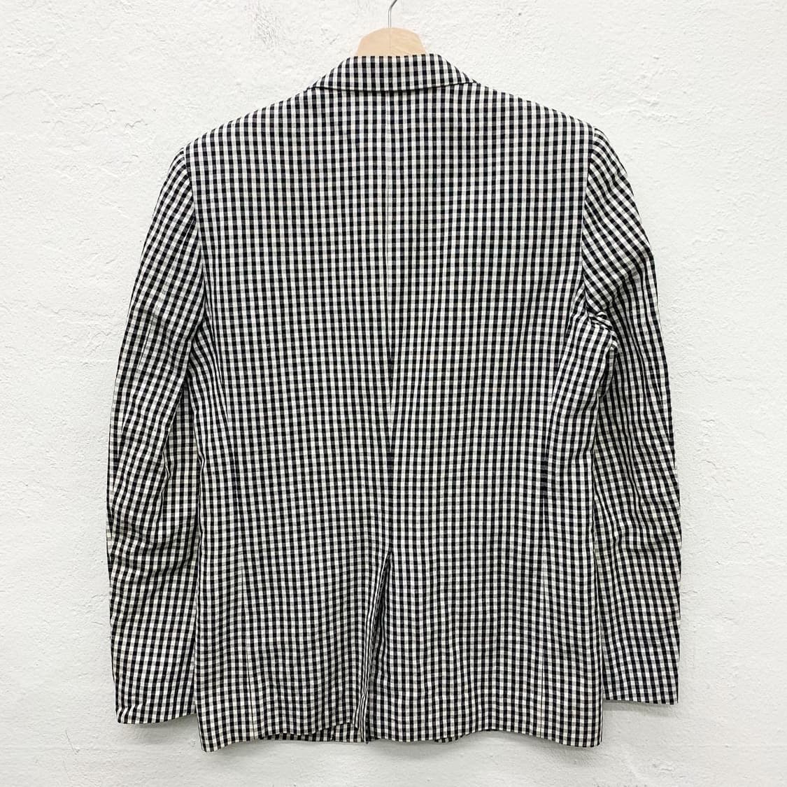 와코마리아 깅엄 체크 2B 블레이져 상품이미지4