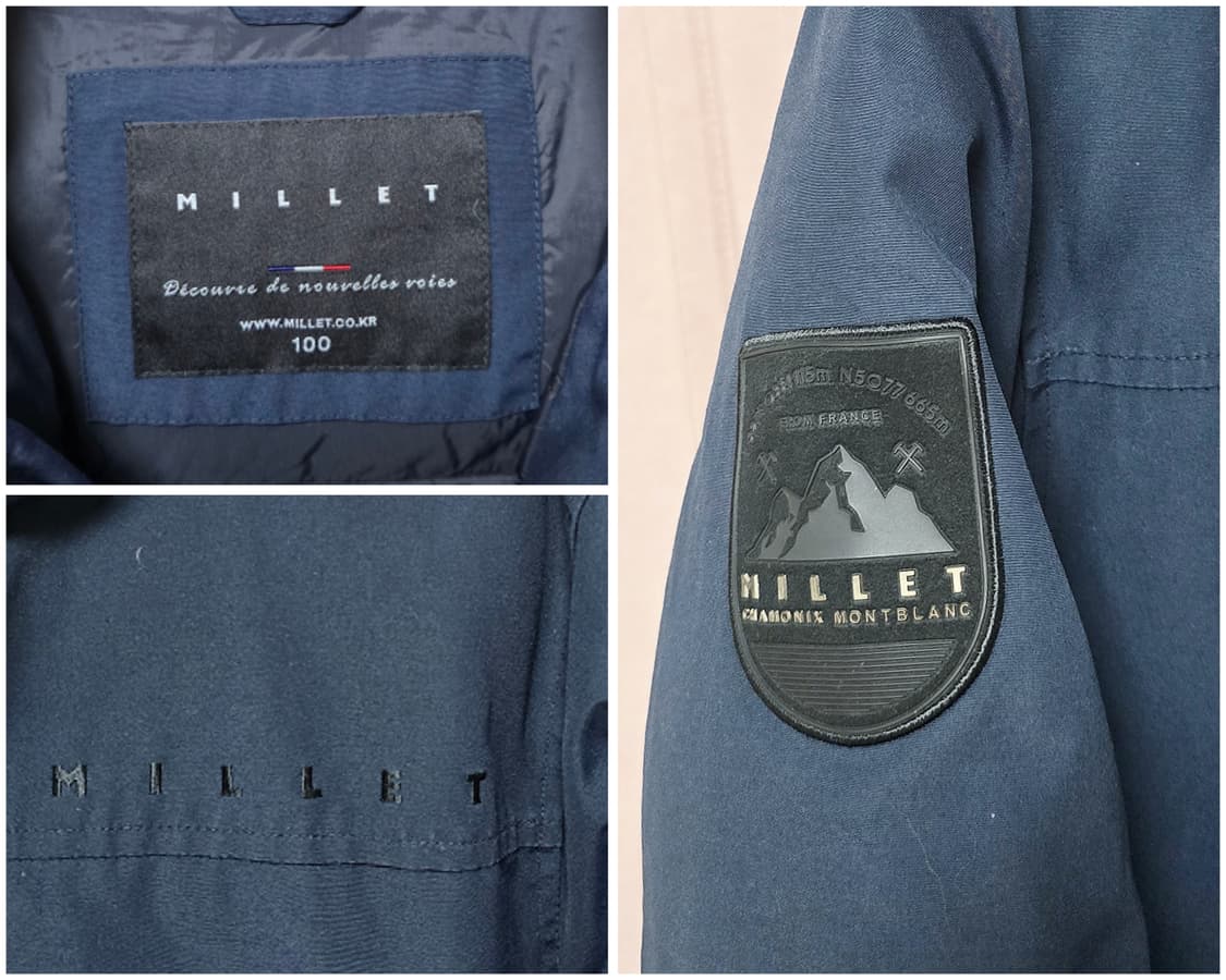 밀레 숏 패딩/남100 상품이미지2