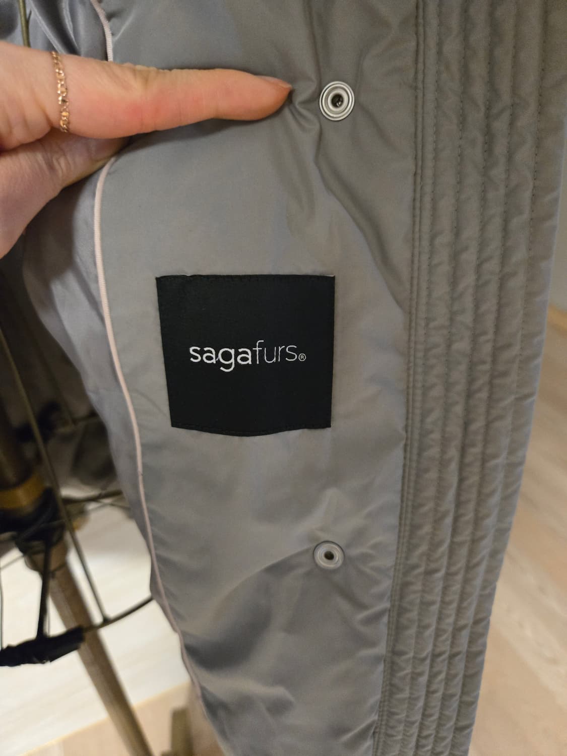 [55/m] 에고이스트 사가폭스 밸트 구스 패딩 상품이미지8