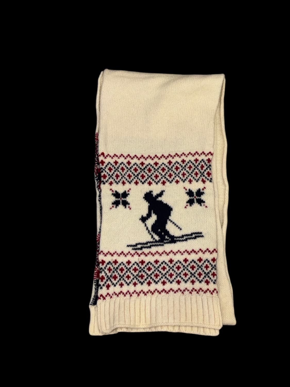 폴로 랄프로렌 스키 패턴 울 머플러 목도리 상품이미지5