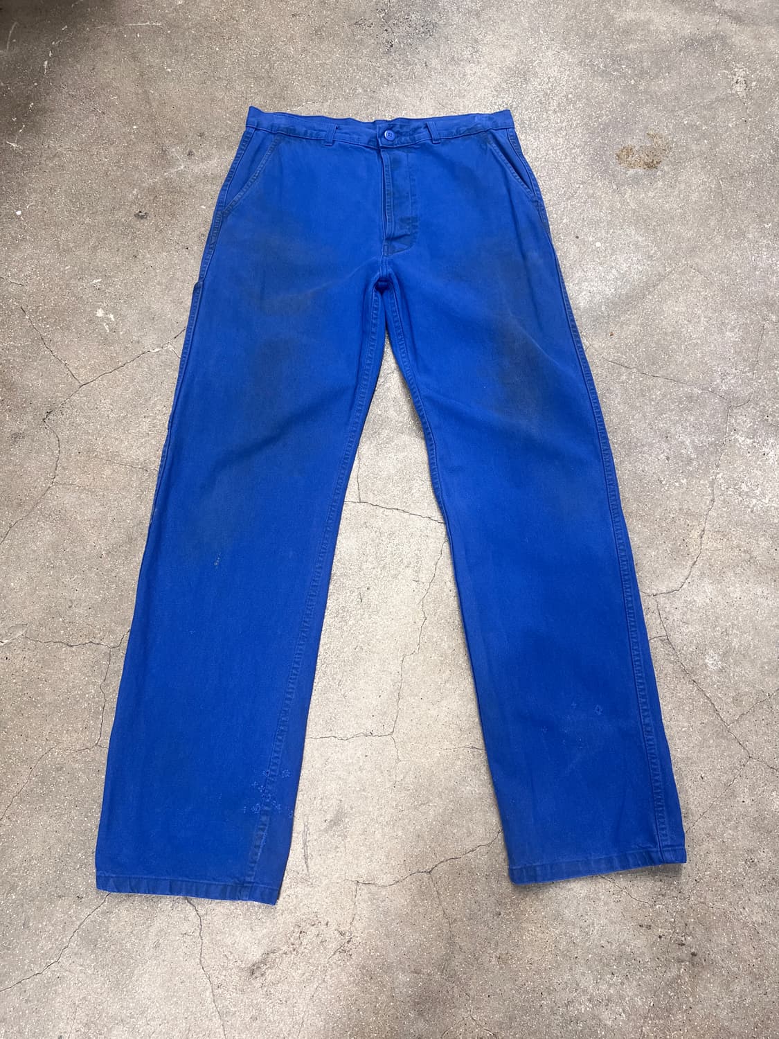 프렌치 블루 워크 팬츠 상품이미지1