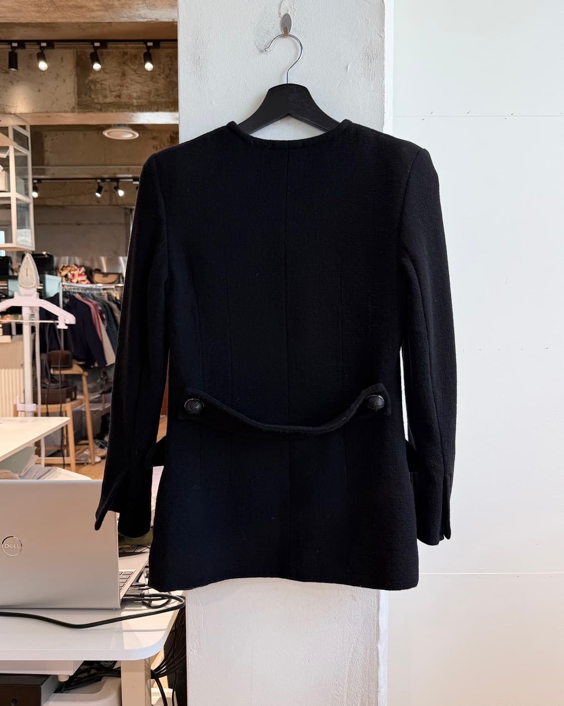 크리스찬 디올 부티크 블랙 울 자켓  상품이미지7