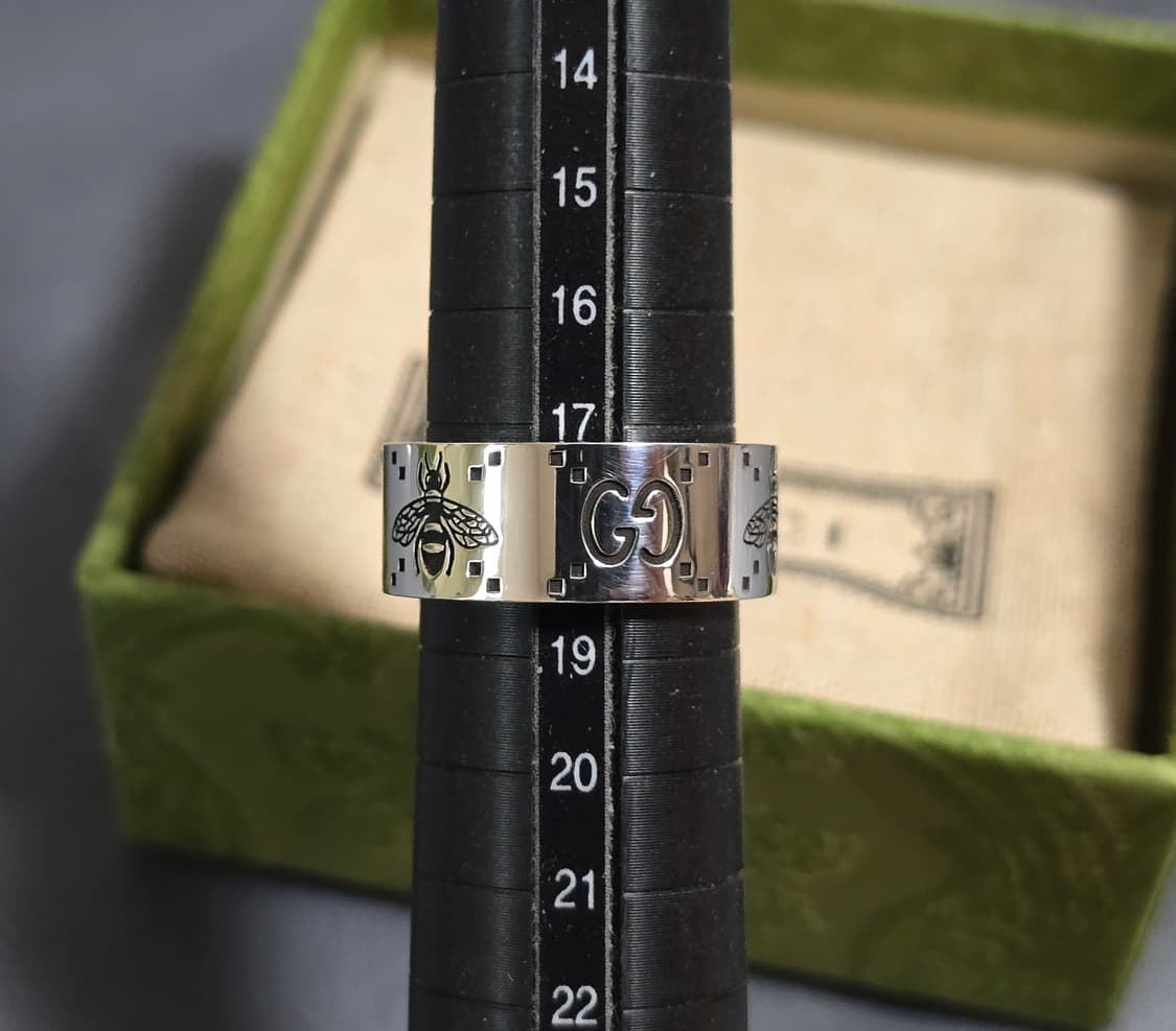 구찌 벌 인그레이빙 반지 19호 상품이미지1