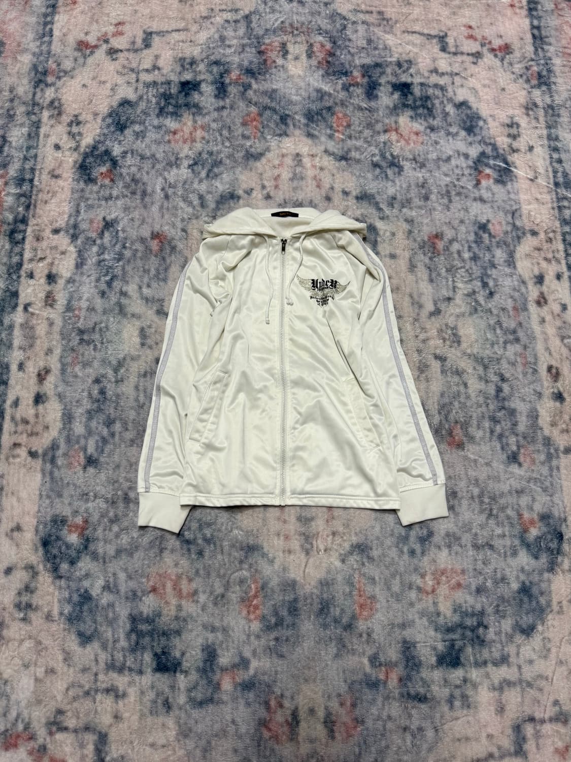 Joky gal y2k hood track top 상품이미지2