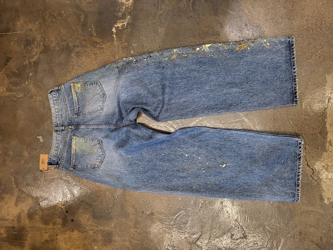 페인팅 데님 _오렌지 상품이미지2