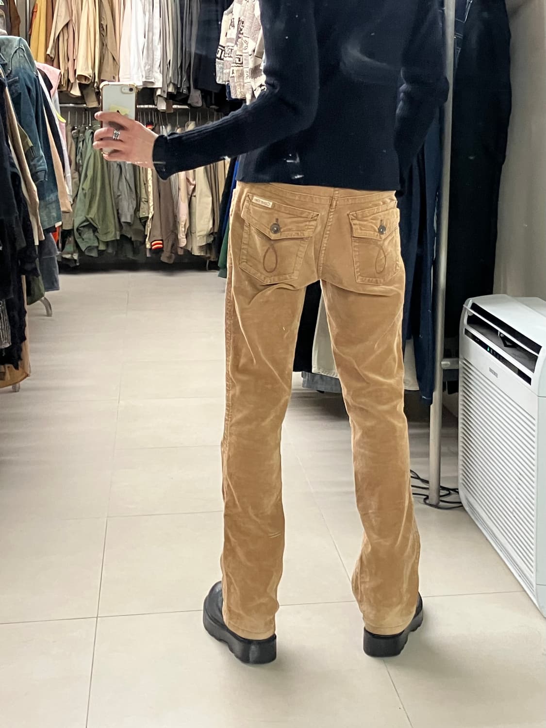 캘빈클라인 베이지 코듀로이 팬츠 33 상품이미지10