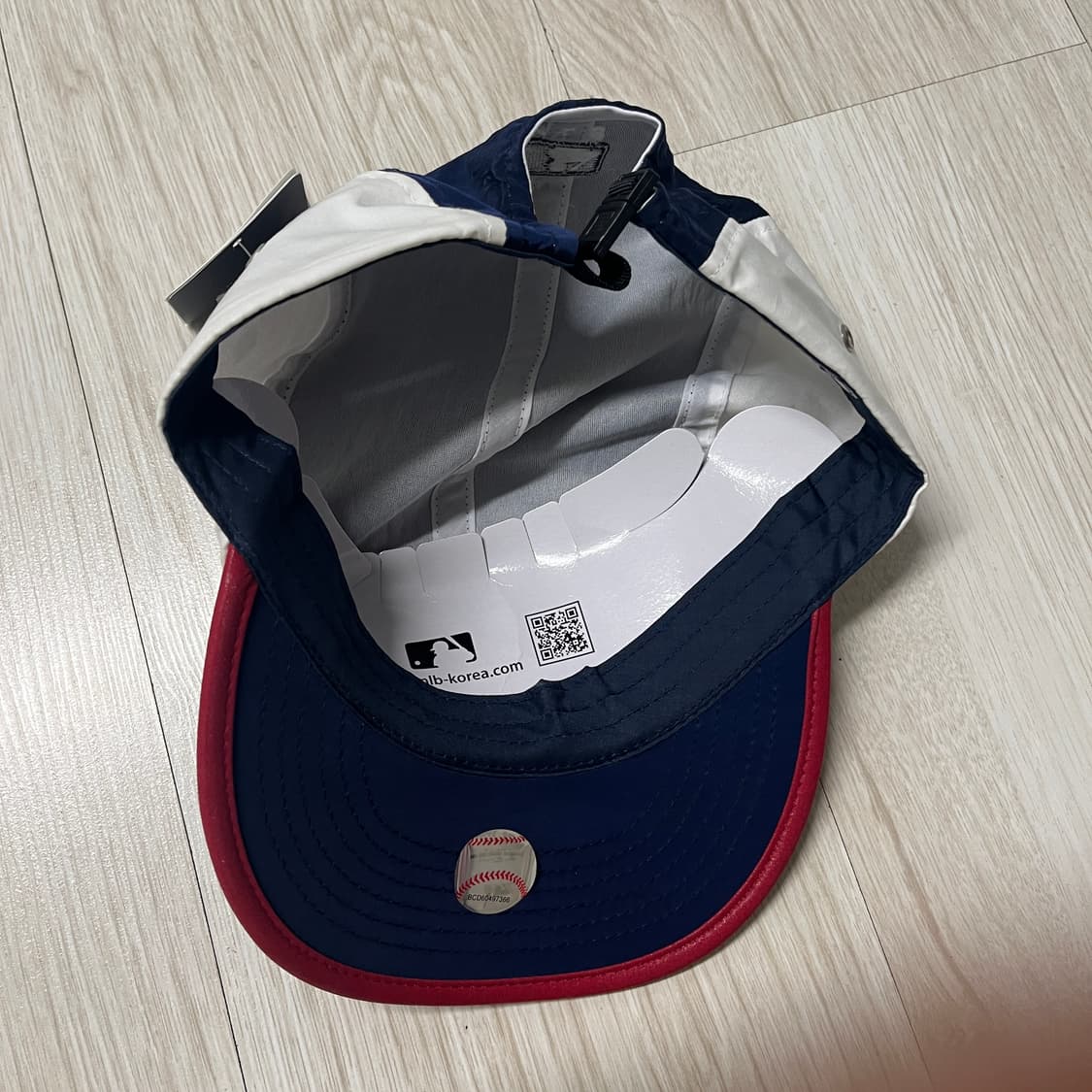 MLB 레드/네이비 캠프캡 모자 상품이미지4