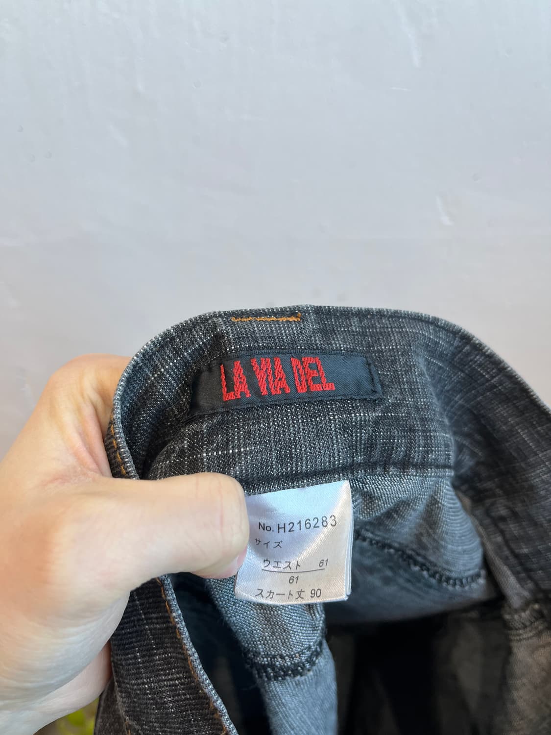 LA VIA DEL 포켓 데님 롱스커트 상품이미지5