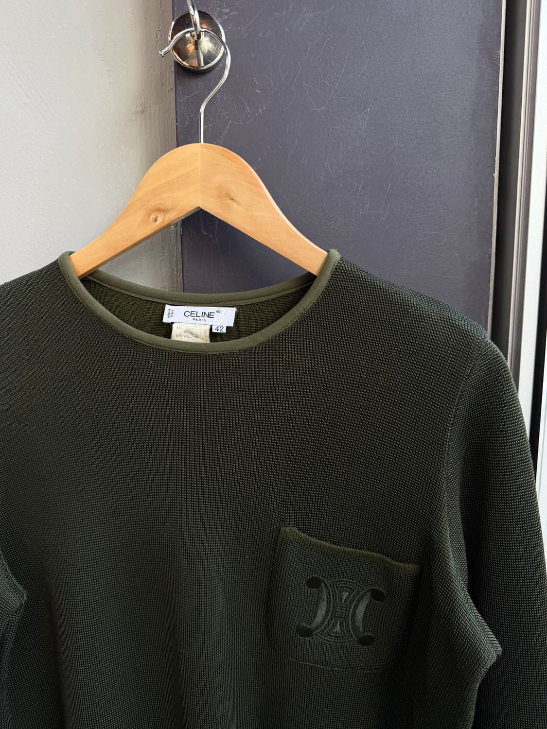 42/ 올드 셀린느 트리오페 울 니트 상품이미지3