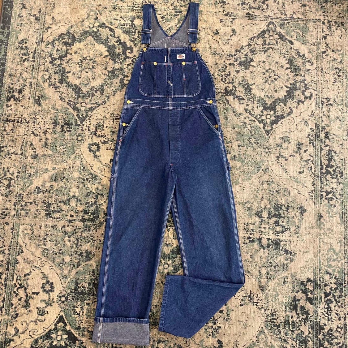 디키즈 진청 데님 오버롤 상품이미지3