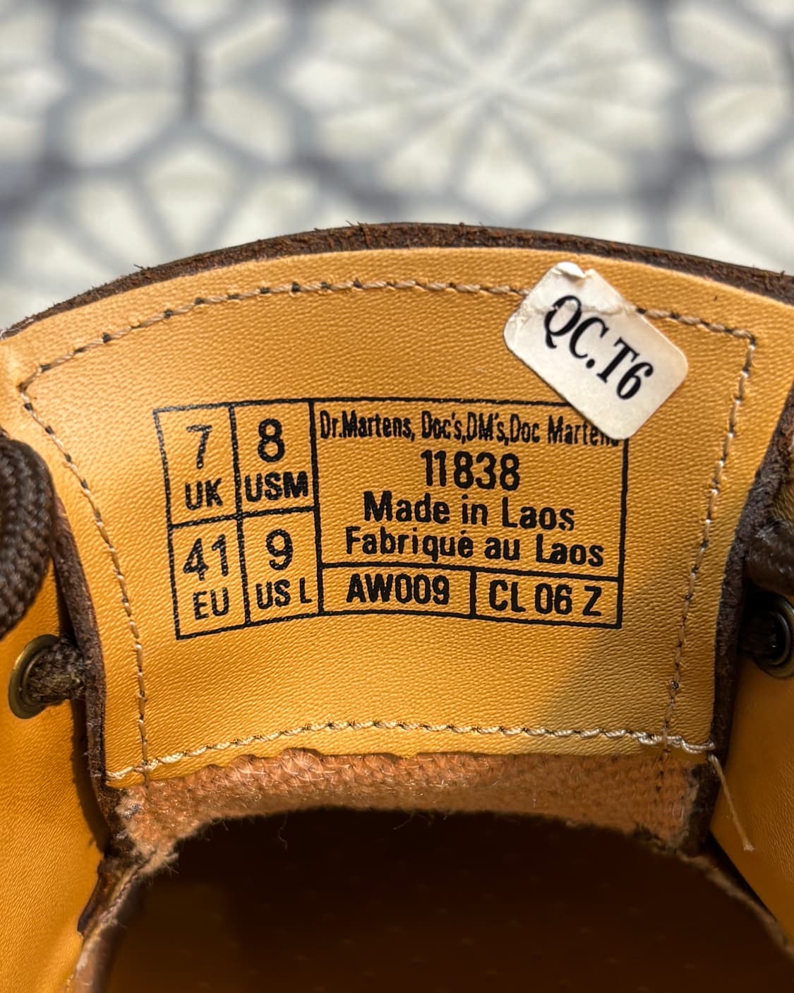 (260) 닥터마틴 1461 3홀 크레이지호스 다크브라운 상품이미지9