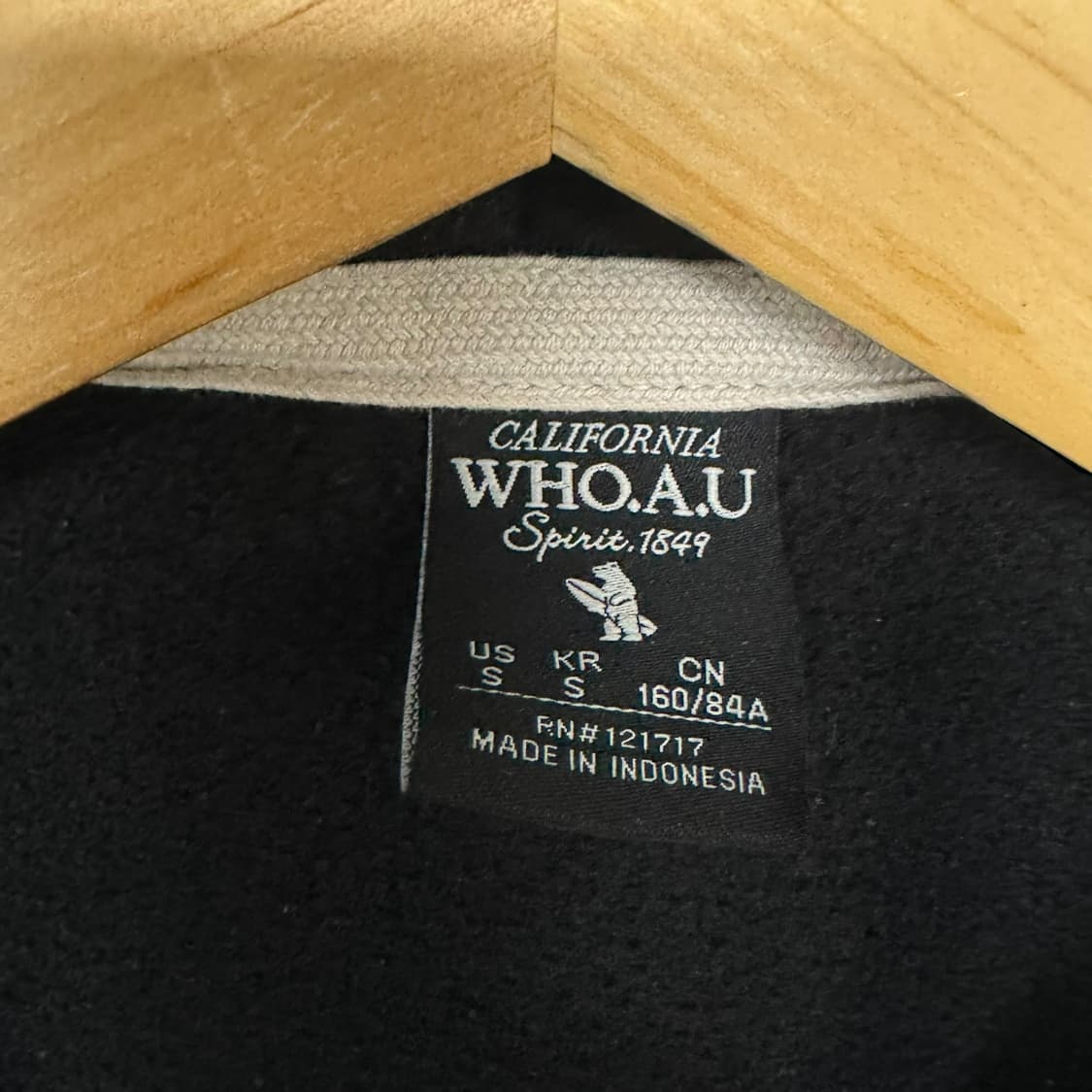 후아유 아치로고 후드집업 상품이미지3