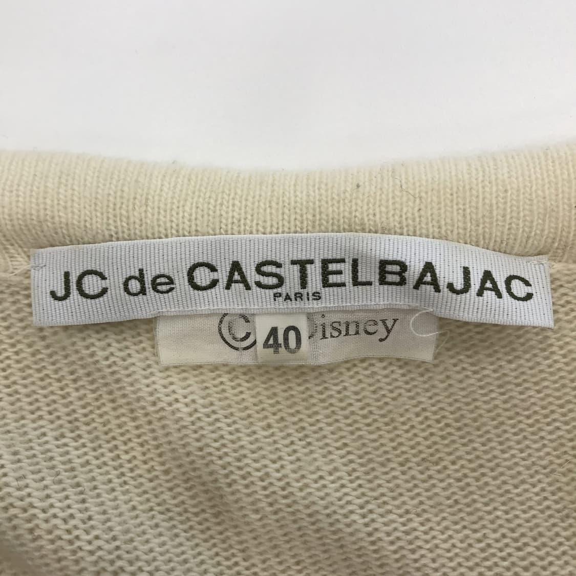 까스텔바작 디즈니 이태리 캐시미어 니트집업 [여성40] 상품이미지4