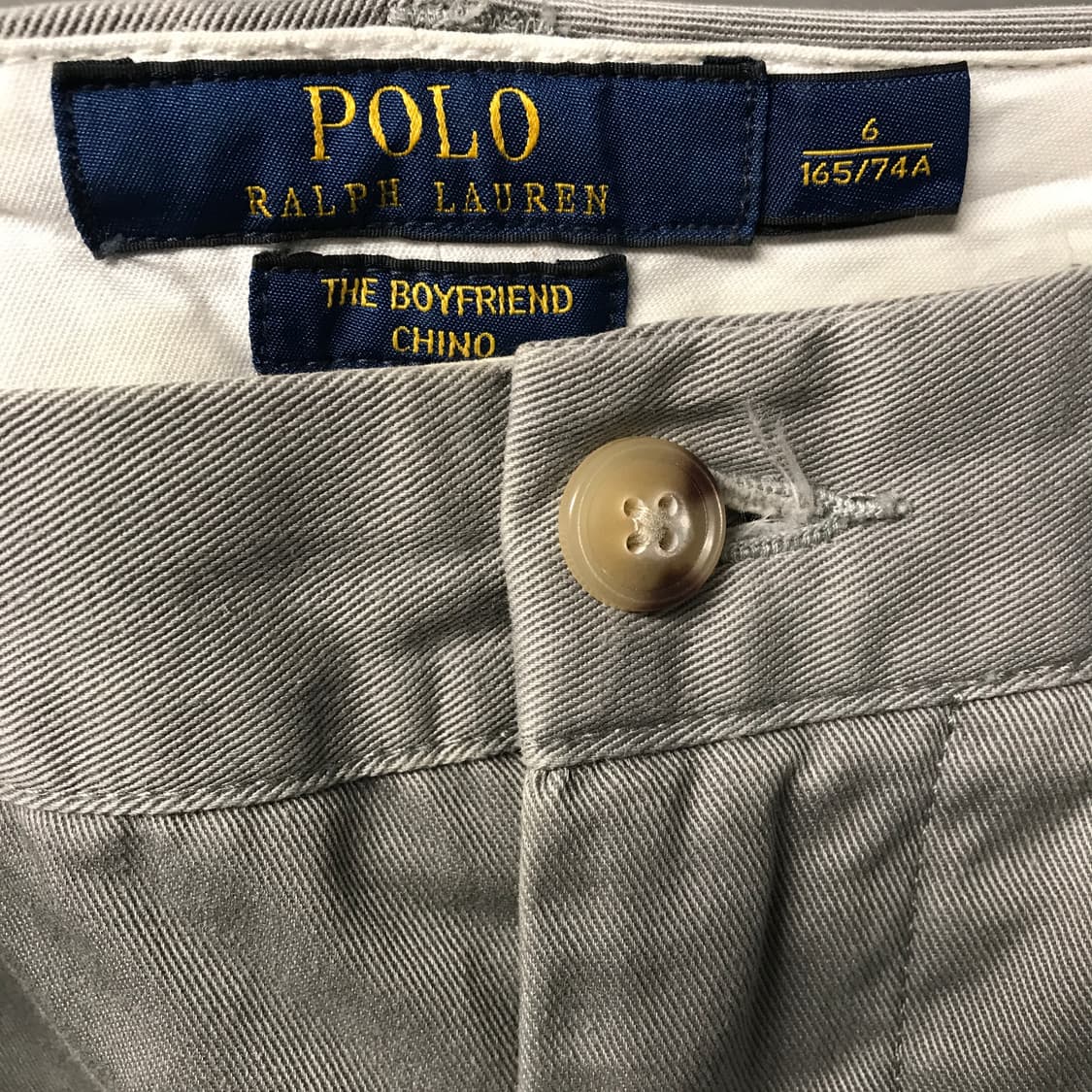 폴로 랄프로렌 그레이 치노 팬츠 6(W) 상품이미지5