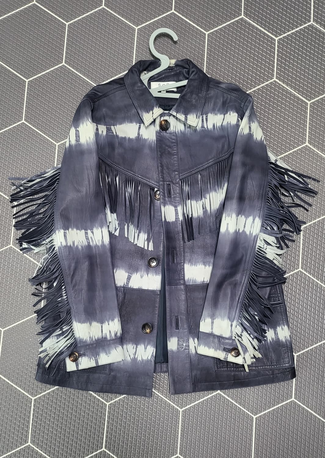 Sea NY 양가죽 에스닉 패턴 자켓 상품이미지1