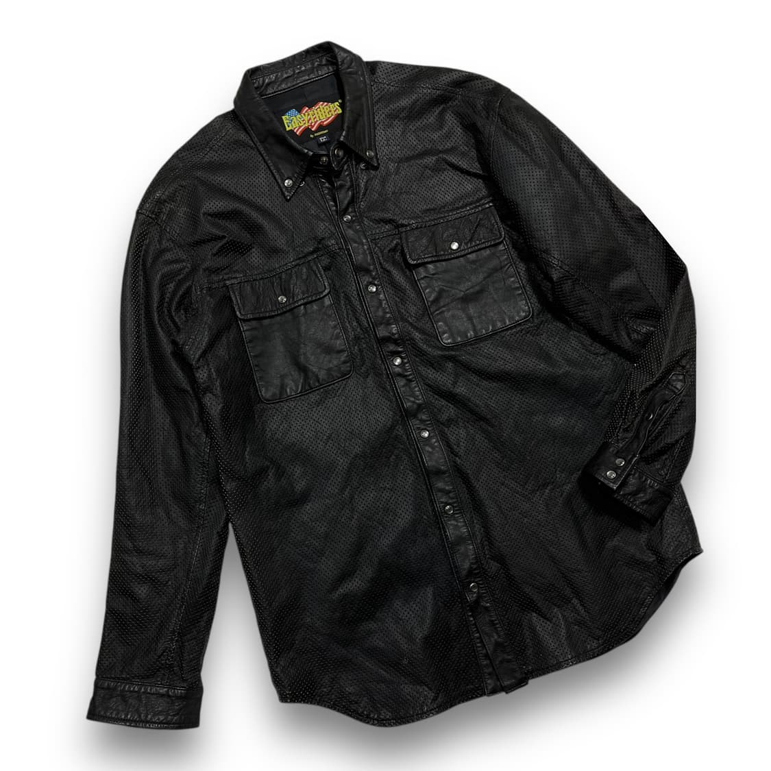 Easy riders dark western leather shirt 상품이미지1