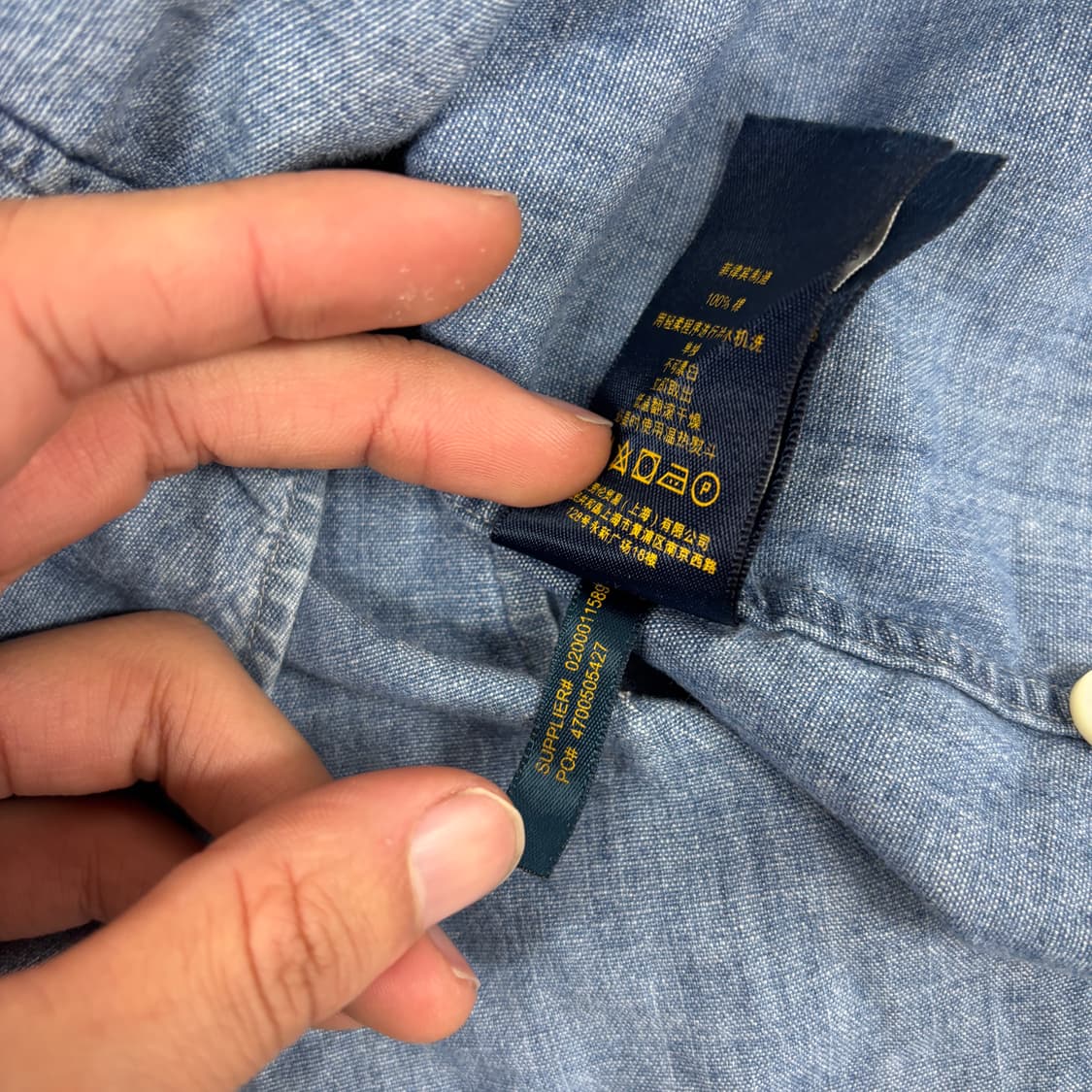 폴로 샴브레이 셔츠  상품이미지9