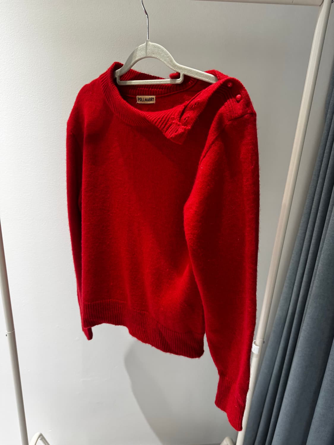 VT) Red button knit 상품이미지4
