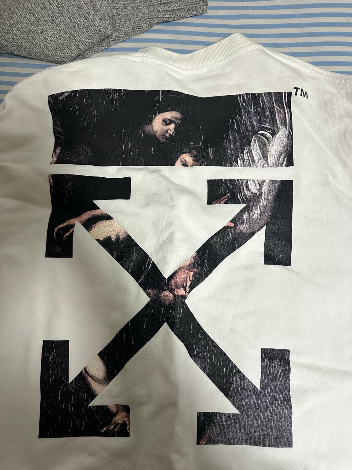 오프화이트 카라바지오 에로우 맨투맨 L 상품이미지2