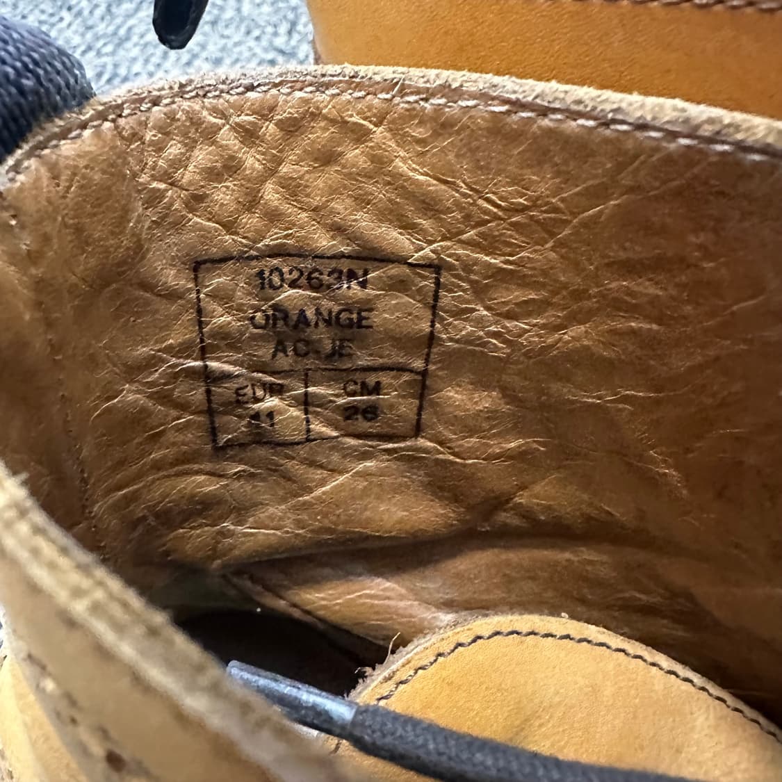 장까를로모렐리 윙팁 브라운 남성 부츠 워커 260 상품이미지6