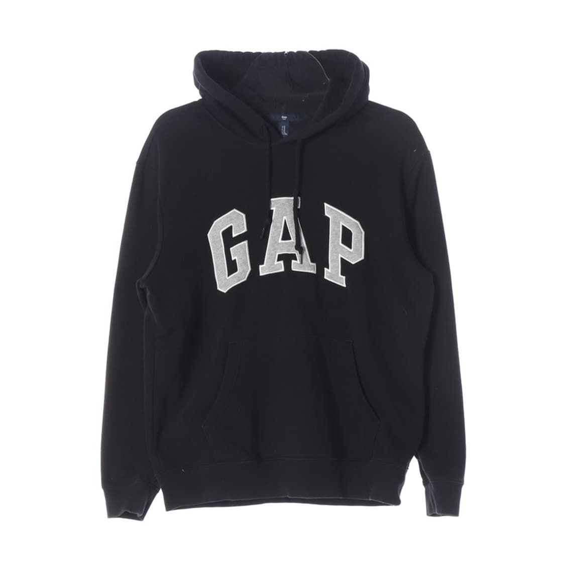 GAP 빅로고 자수 기모 후드티 블랙 M 상품이미지1
