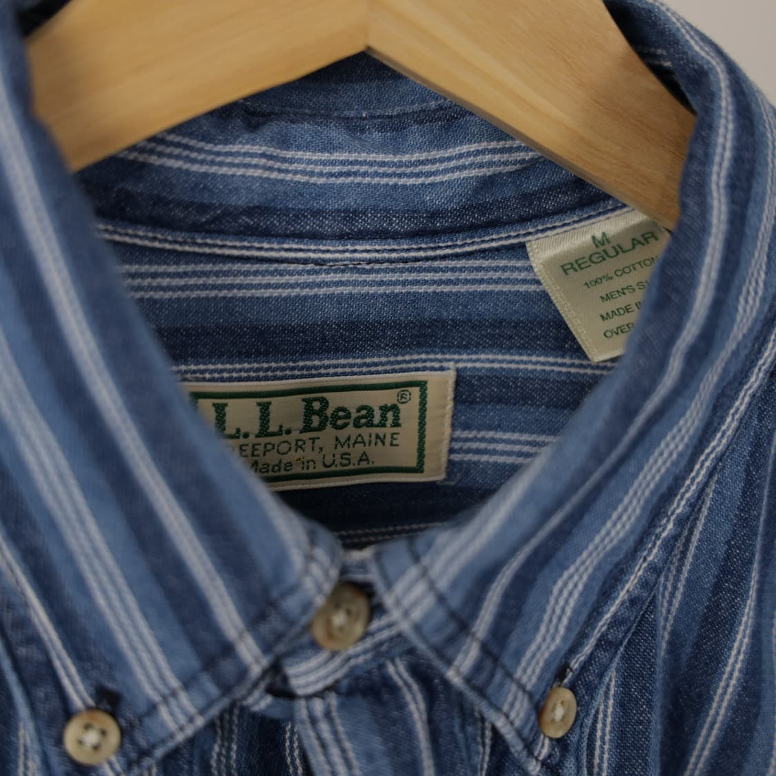 엘엘빈 스트라이프 셔츠 made in usa  상품이미지2