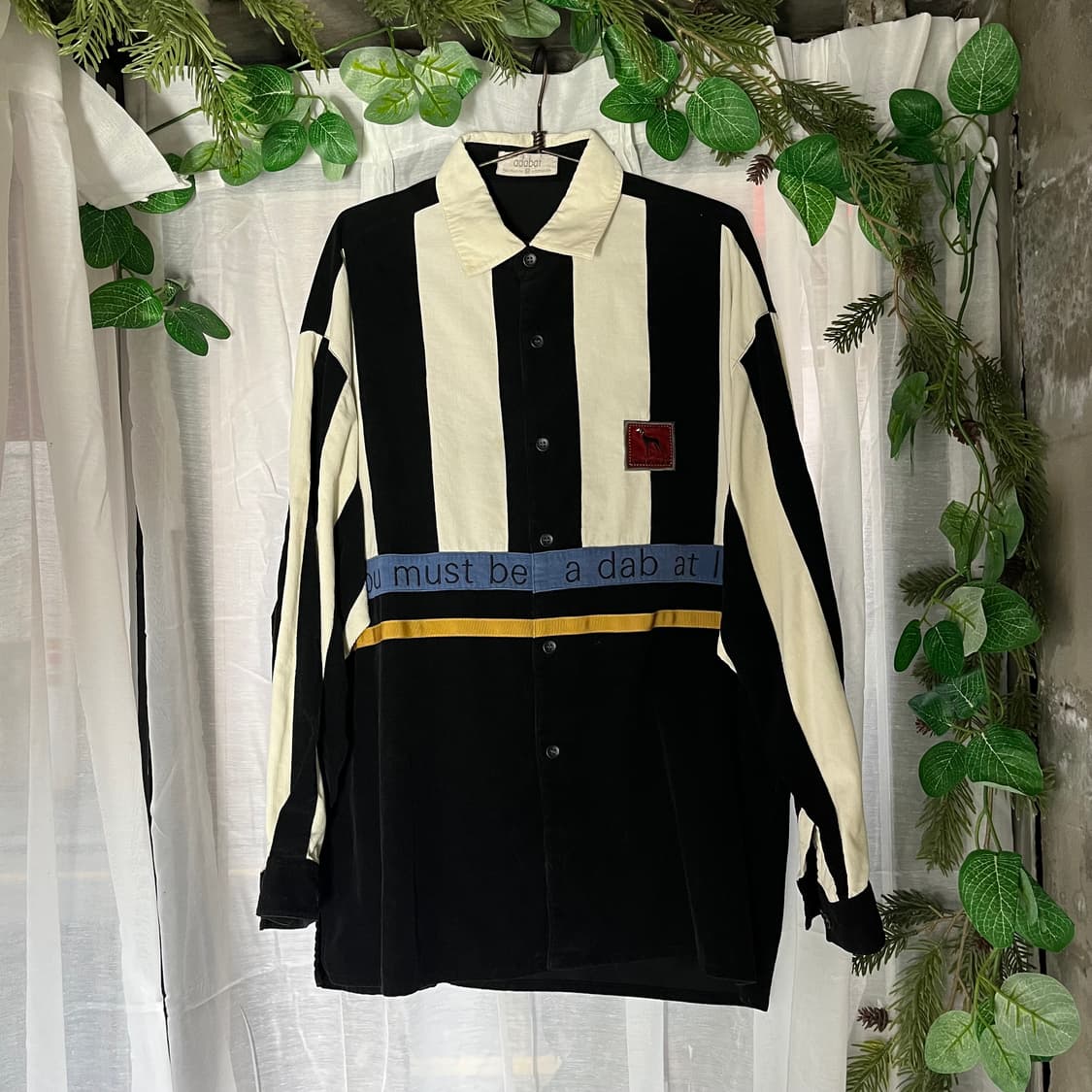 배색셔츠 상품이미지1