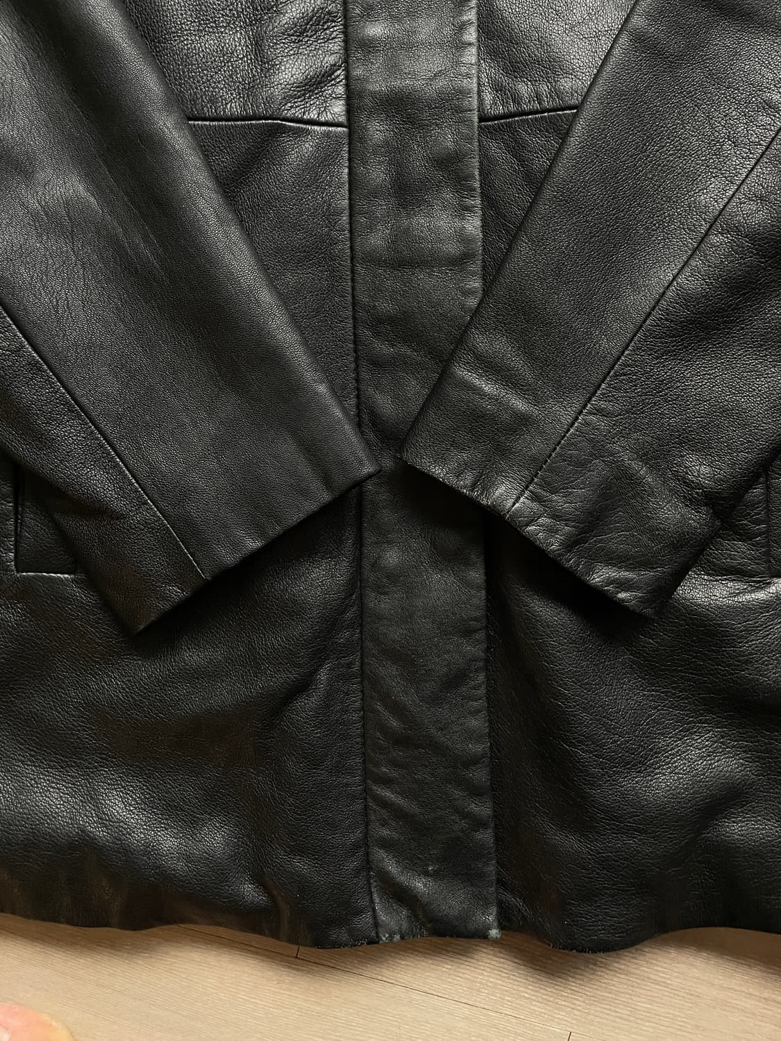 90s 올드갭 우먼스 레더 카코트 gap carcoat 상품이미지5