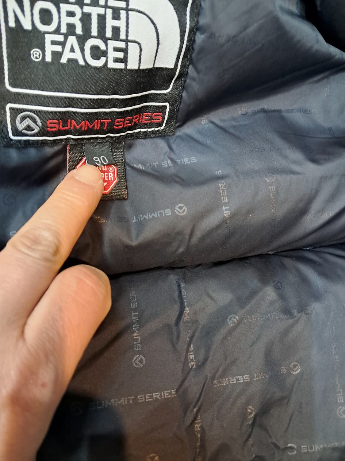 노스페이스 윈드스토퍼 써밋 700 패딩 90 상품이미지4