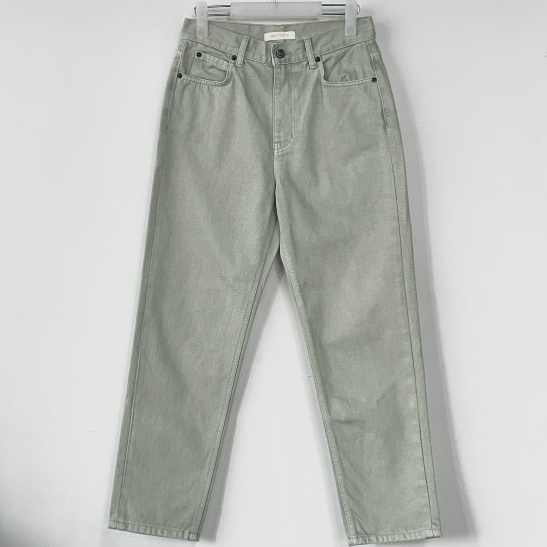 몽또또 스트레이트 코튼 팬츠 M 상품이미지1