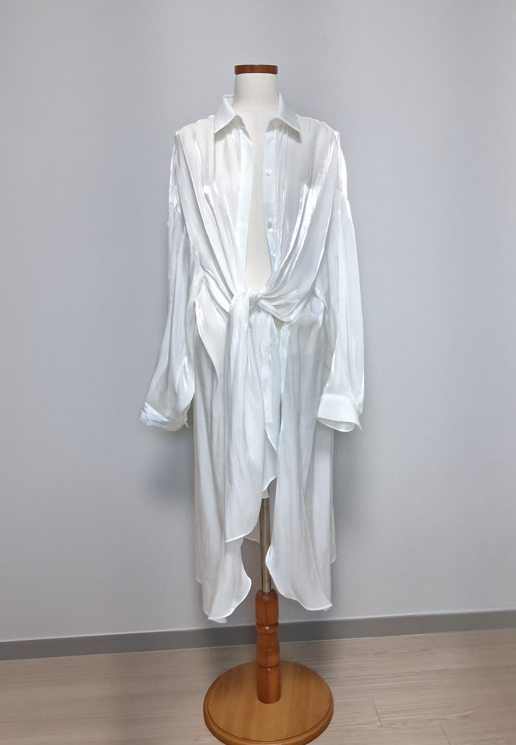 시스루 롱 셔츠 (새상품) 상품이미지5