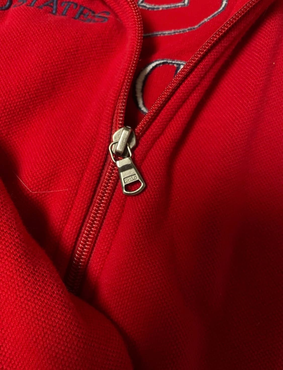 폴로 랄프 로렌 빅포니 USA 성조기 집업 레드 상품이미지3