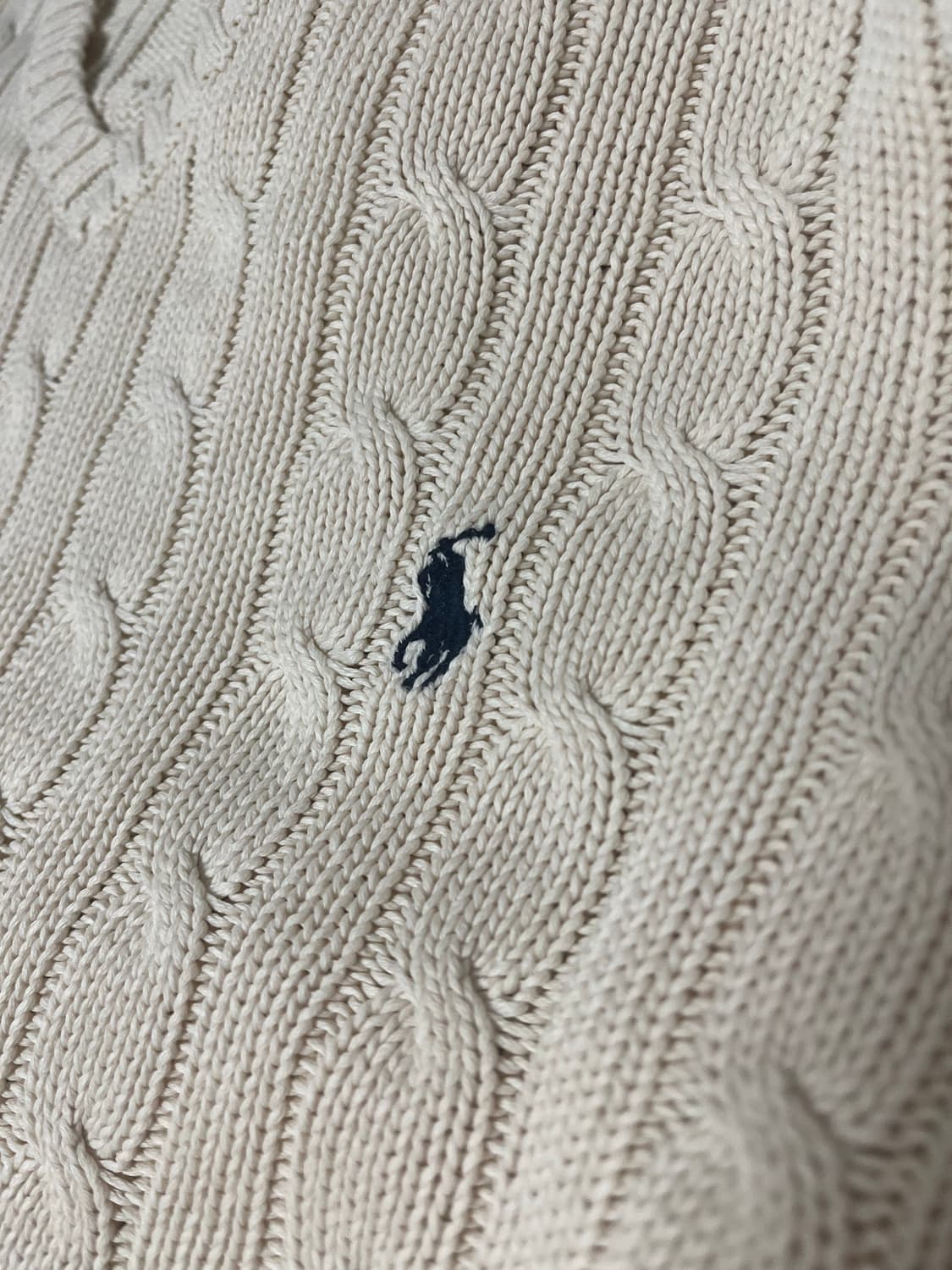 폴로 아이보리 니트 상품이미지2
