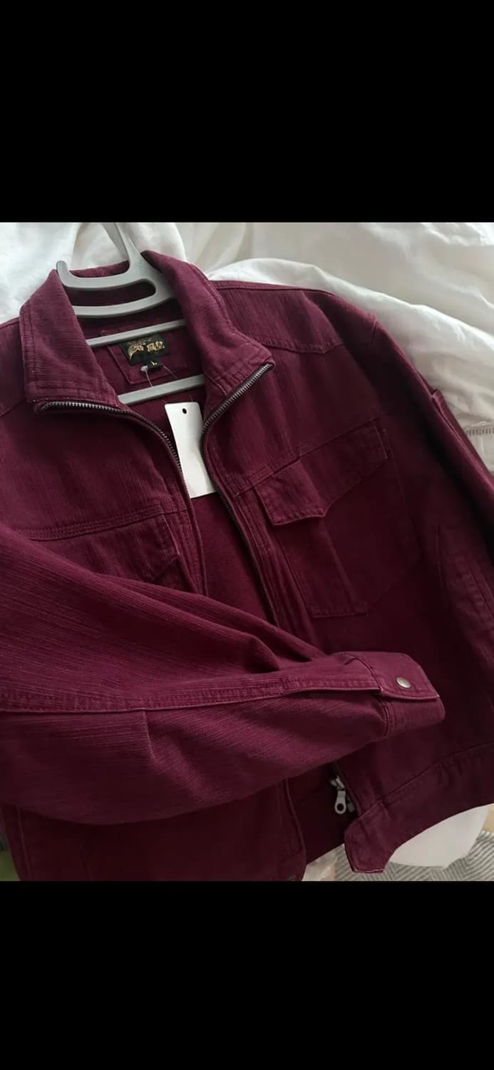 피조물 버건디 자켓 상품이미지5