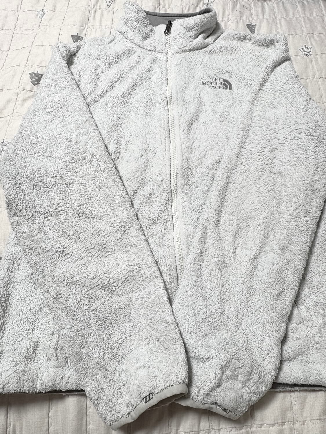 노스페이스 화이트퍼 후리스 집업 빈티지 상품이미지1