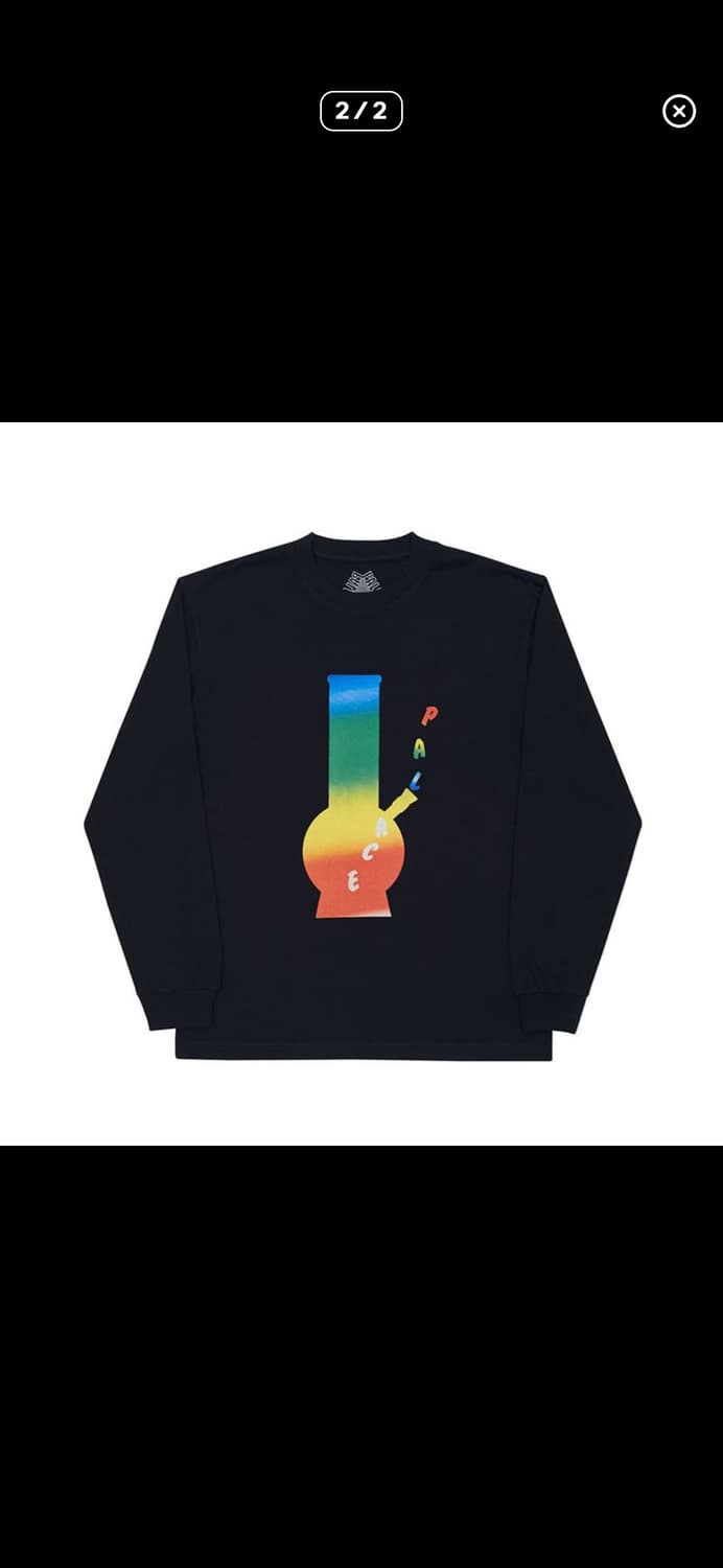 팔라스 레인보우 봉 롱슬리브 블랙 상품이미지2