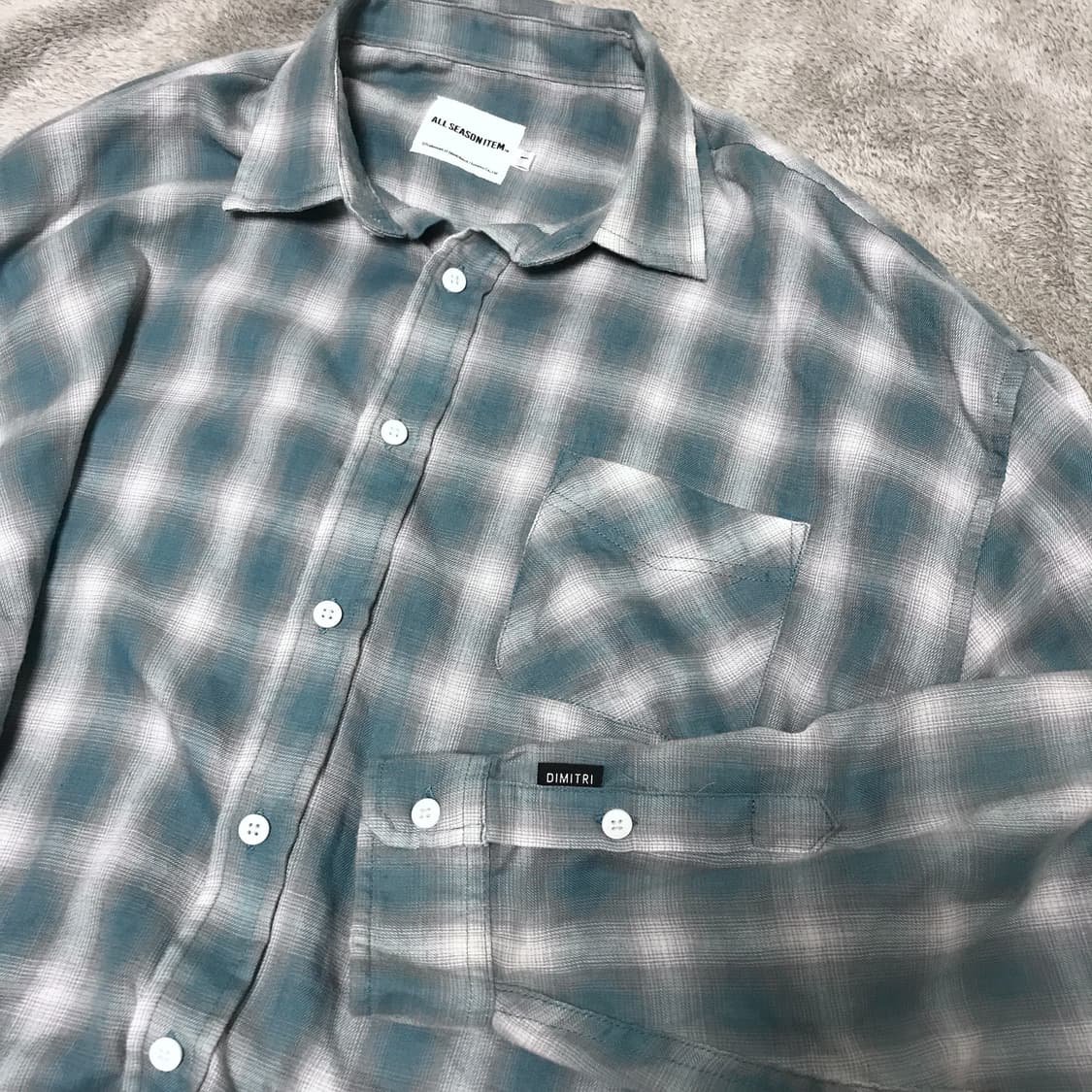 디미트리블랙 옴브레 셔츠 1사이즈 상품이미지3